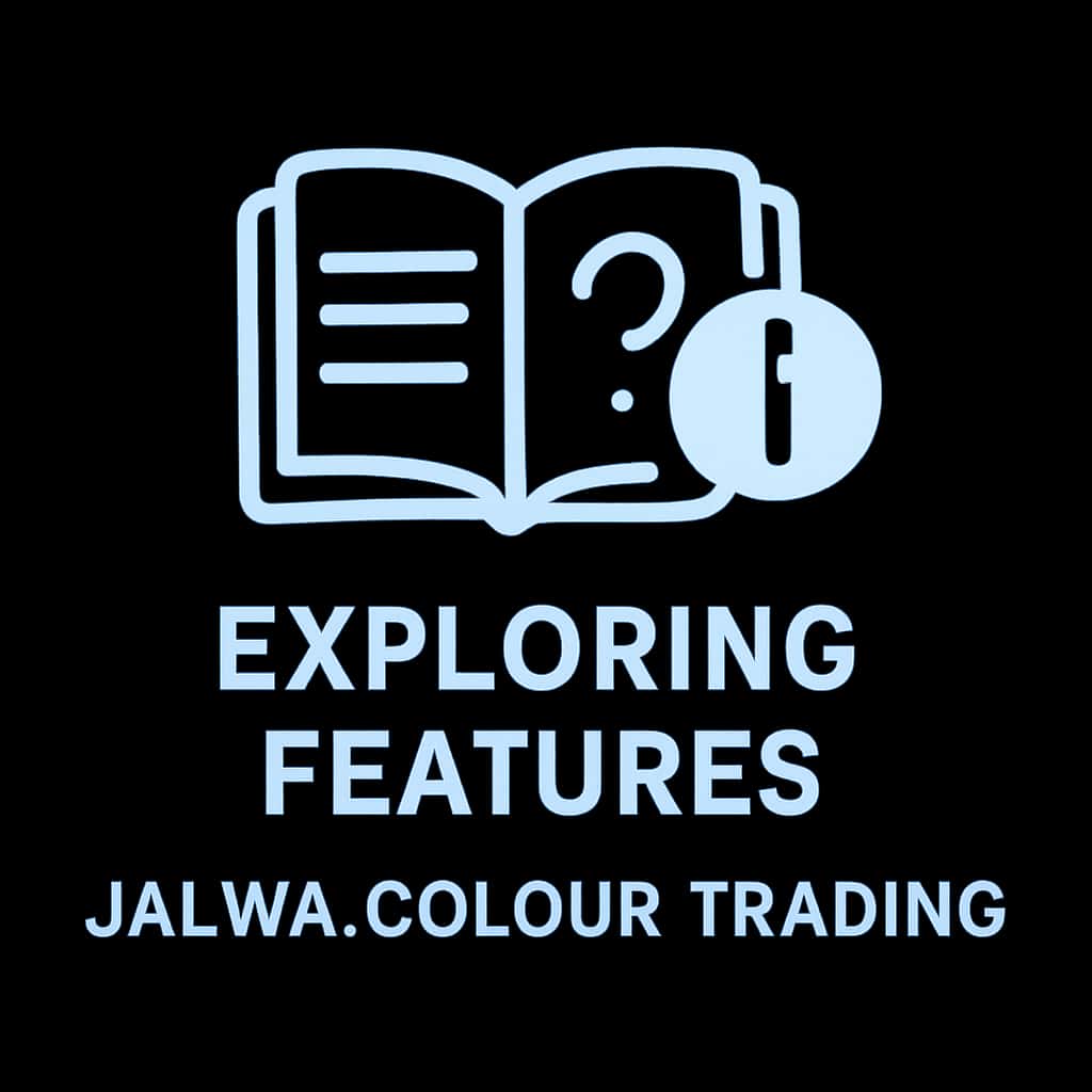 Badge concept for Jalwa Colour Trading Features.