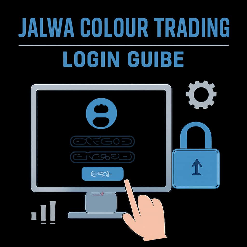 An educational diagram related to the Jalwa Colour Trading Login process.