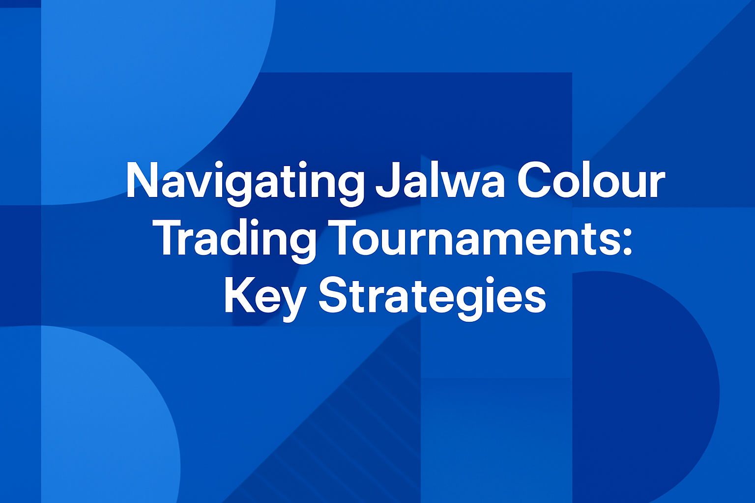 Informational scene depicting Jalwa Colour Trading Features.