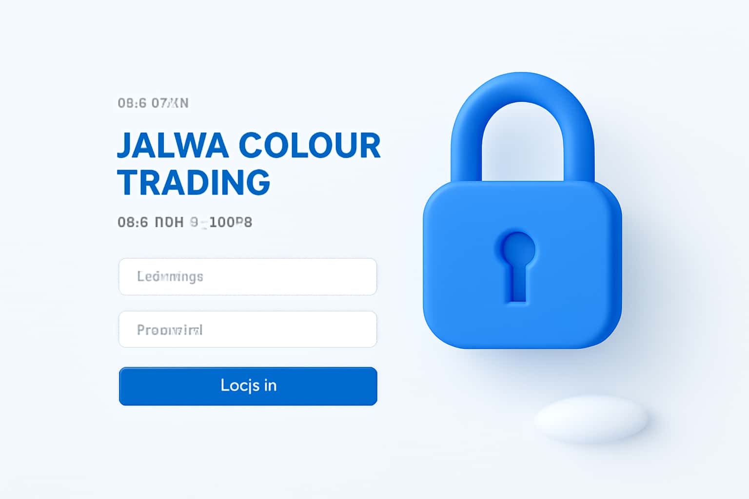 Secure Jalwa Colour Trading Member Login Interface