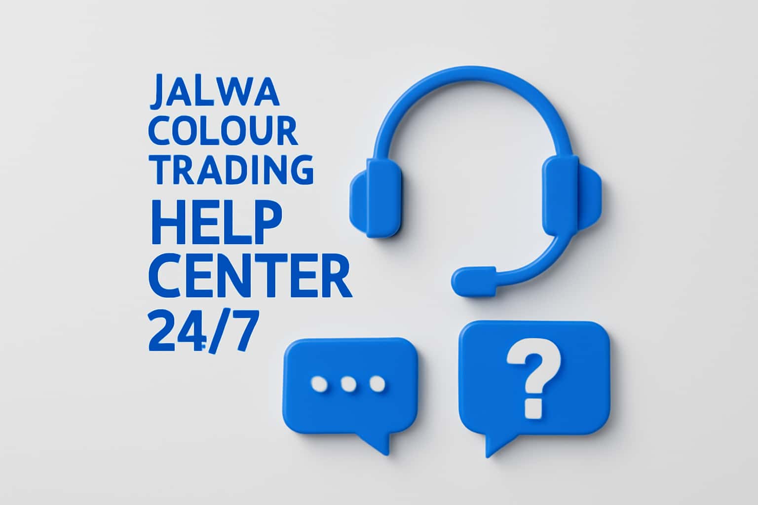 Jalwa Colour Trading Help Center 24/7 Interface